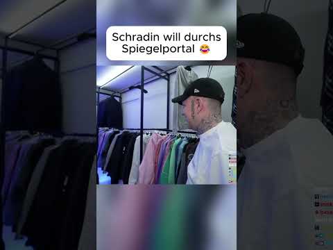 SCHRADIN will durch MONTES SPIEGELPORTAL🤯🤣 @montanablack #shorts #lustig #spiegelbild