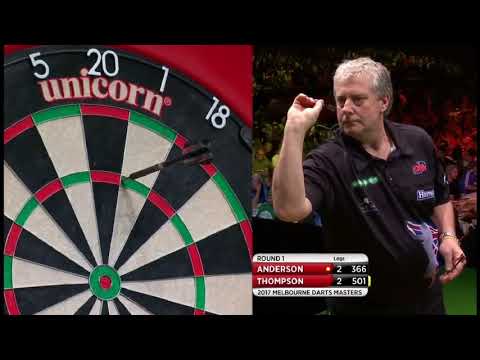2017 Melbourne Darts Masters G.Anderson vs Thompson