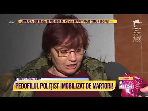 Pedofilul polițist, protejatul colegilor în uniformă!?  Eugen Stan a mai agresat sexual o tânără