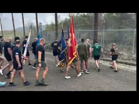 Secretary of War Pete Hegseth Joins Troops for Morning PT at Guantanamo Bay