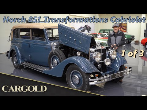 Horch 851 Transformations Cabriolet, 1936, first registered to Auto Union! Masterpiece from Zwickau