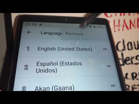 Lenovo Smart Tab M8 Change language tablet How to
