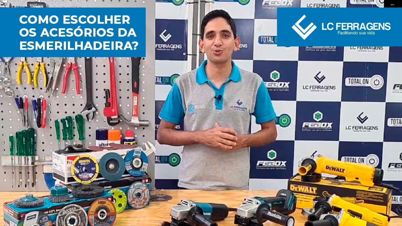 Como escolher acessórios para Esmerilhadeira