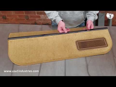1977-1987 Square Body Chevy & GMC Truck Lower Door Carpet and Moulding!