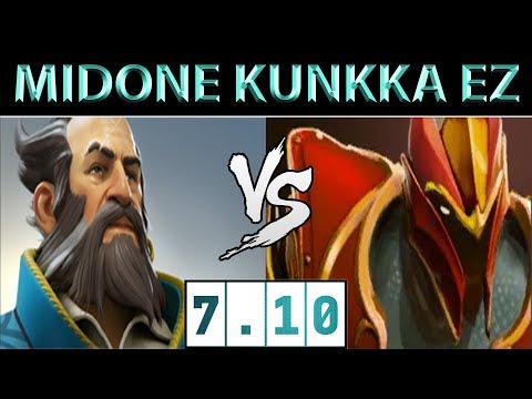 MidOne [Kunkka] vs [Dragon Knight] ► EZ Mode ► Dota 2 7.10