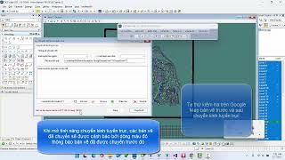 Chuyển kinh tuyến trục bản vẽ Mỉcrostation DGN