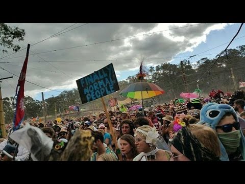 Rainbow Serpent From the Ground looking up 2015