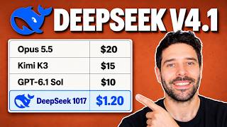 DeepSeek V4.1 Flash Just Closed the Gap on Opus 5.5 (For 90% LESS)
