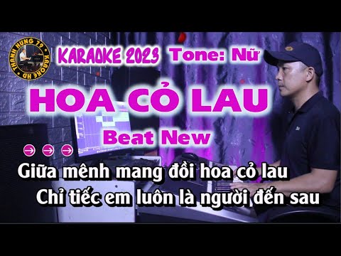 Hoa Cỏ Lau karaoke Tone Nữ | Phong Max |Beat New Karaoke Thanh Hưng 79