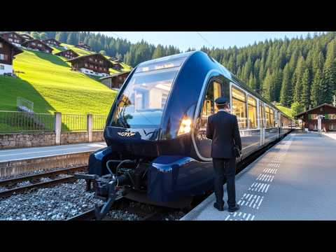 Riding Switzerland's Newest Luxurious Scenic Train |🇨🇭Golden Pass Express