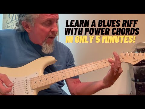 How To Play Blues Power Chords In 5 Minutes | Quick Beginner Guitar Lesson | Learn Blues Guitar