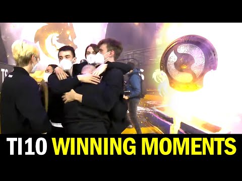 TI10 WINNING MOMENT & CEREMONY— Team SPIRIT the International 2021 Champion