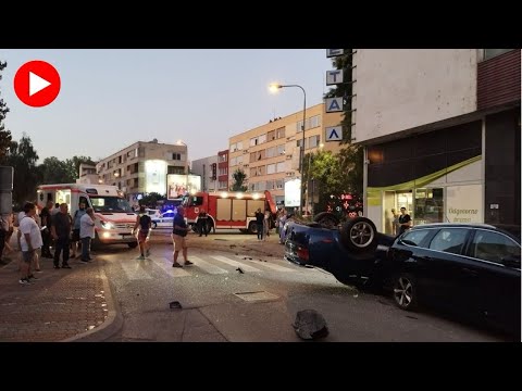 Karambol u centru Banjaluke, prevrnuta dva vozila