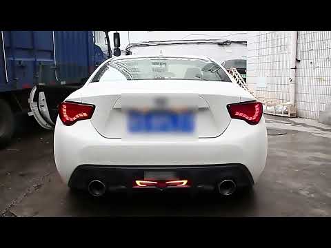 Dragon Scales Style Dynamic tail light assembly for Toyota GT86 GT 86 2012-2020 plug and play