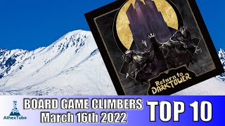 Top 10 Board Game Climbers for Week Ending in March 16th 2022