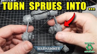 MIND-BLOWING Warhammer 40k SPRUES Hacks to Create a Chaos Knight!