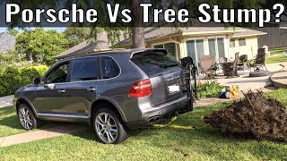 Can My Porsche Cayenne Pull Out A Tree Stump?