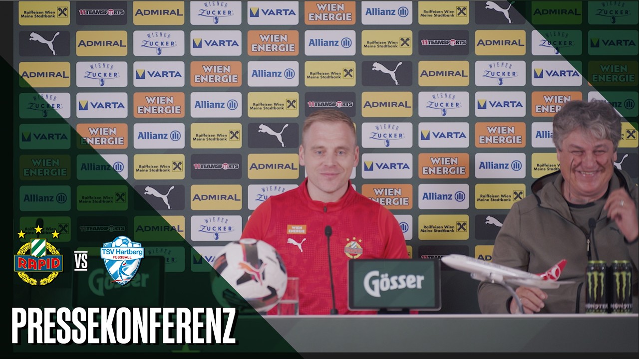 Pressekonferenz vor dem Heimspiel gegen den TSV Hartberg