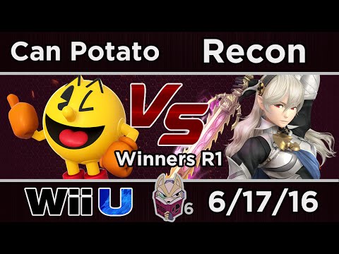 The Briggs House 6 - Can Potato (Pac Man) Vs. Recon (Corrin) SSB4 R1 - Smash 4