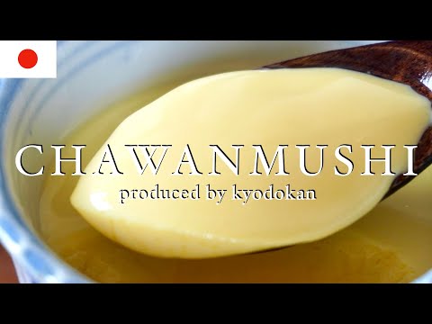 Japanese steamed egg custard, Chawanmushi. Fluffy and silky!