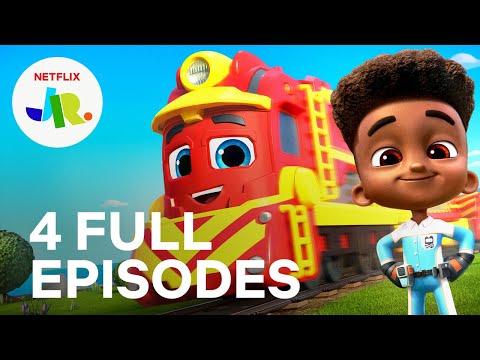 Mighty Express Season 1 FULL EPISODE 1-4 Compilation ???? Netflix Jr