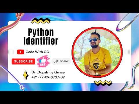 Python Session 15 Python Identifier