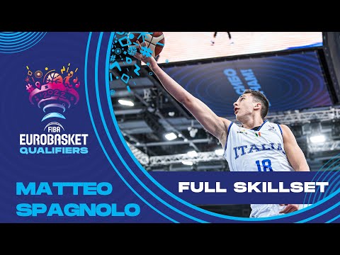 Matteo Spagnolo • Italy's Youngster | Full Highlights | FIBA EuroBasket 2022 Qualifiers