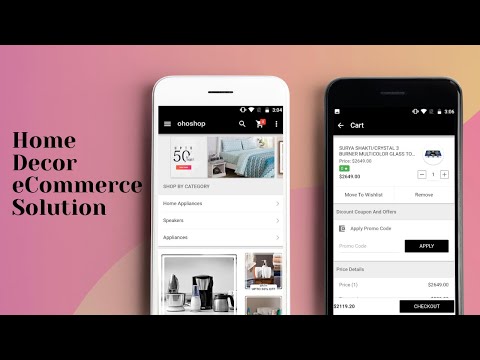 Home Decor & Furniture Mobile App Builder - Ohoshop