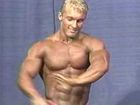 Bodybuilder Mike Winters Posing 1991