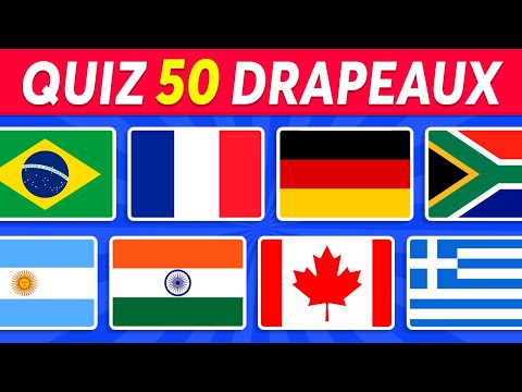 Devine le PAYS par son DRAPEAU 🌍📚🧠 | Facile, Moyen, Difficile, Impossible 🤔🚩