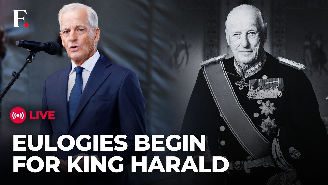 Norway LIVE: Eulogies Begin For King Harald V | PM Store Speaks