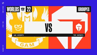 Worlds 2022 - Group Stage - D7 - GAM vs TES