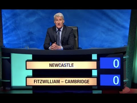 University Challenge: Newcastle v Fitzwilliam. 2017/18, S47 E34. 2 Apr 2018. Jeremy Paxman