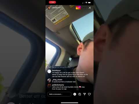 Thejohnpata on live on Liljitm3n account jit back in jail the feds came and got him