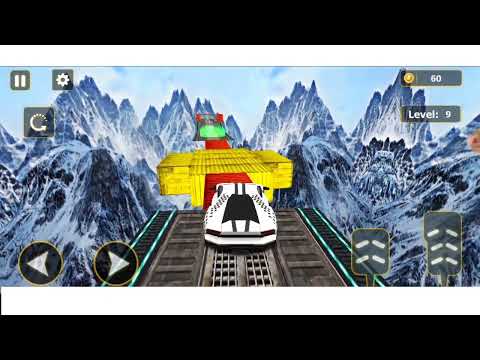 Impossible Stunt Car Tracks 3D: Green Car Driving Stunts Levels 13 & 14 - Android #GamePlay #games