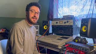Video thumbnail for How I recorded a song on a cassette 8-track (Tascam 488) by Govier
