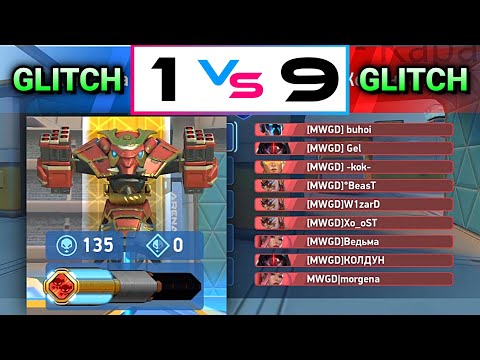 135 Kills - 1 vs 9 - Mech Arena Glitch