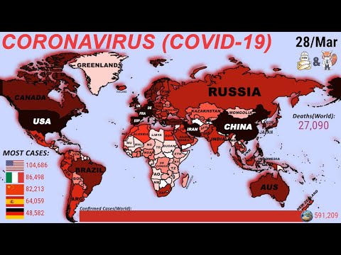 Coronavirus World Map Timelapse