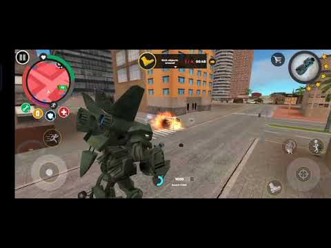 Rope Hero Vice Town||Transformer Jet Airplane Fight Police CAR Robot||#gameplay#playstation#Ropehero