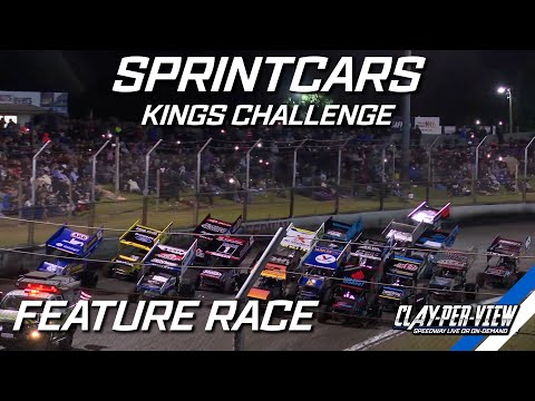 Sprintcars | Kings Challenge - A-Main - Borderline - 26th Jan 2023 | Clay-Per-View Highlights