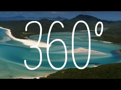 360: Whitehaven Beach and Hamilton Islan
