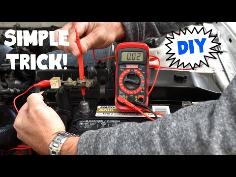 Car Battery Drains Overnight Or After Days Of No Use! PARASITIC DRAIN