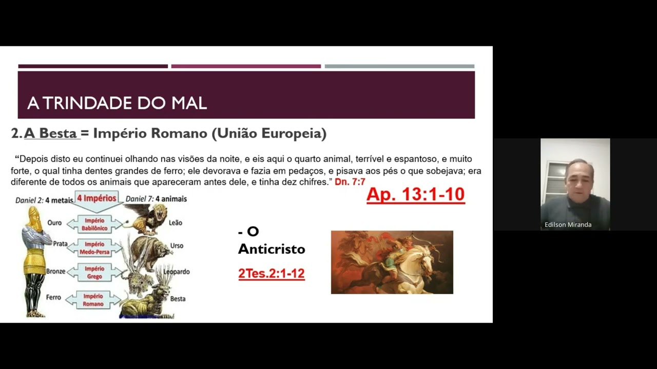 Aula Especial - Escatologia 2024 - Pr. Edilson Miranda