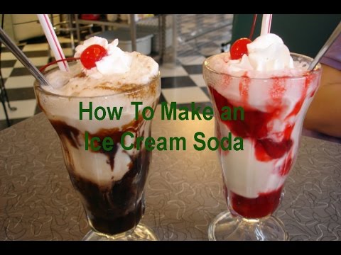How to Make an Ice Cream Soda / SODA to ICE CREAM in 1 Minute 😱