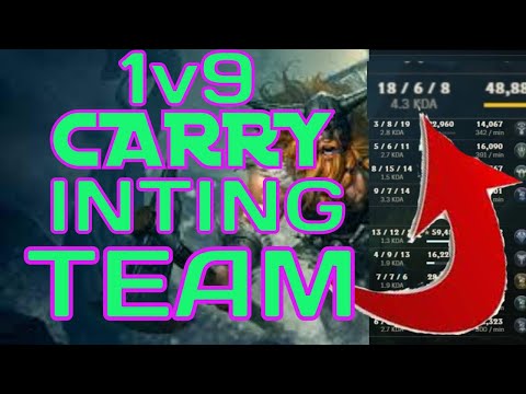 OLAF CARRYS HARD INTING TEAM 1V9 THE EASY WAY FULL DAMAGE