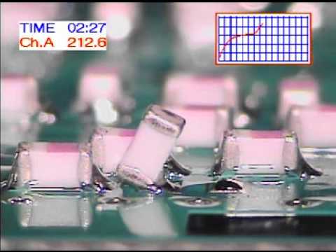 SMT : Sample #06 Tombstone defect 003