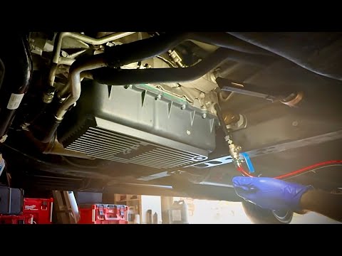 160000 mile Transmission fluid change with PPE pan on a 10L80 - 23 GMC Yukon XL Denali with LM2