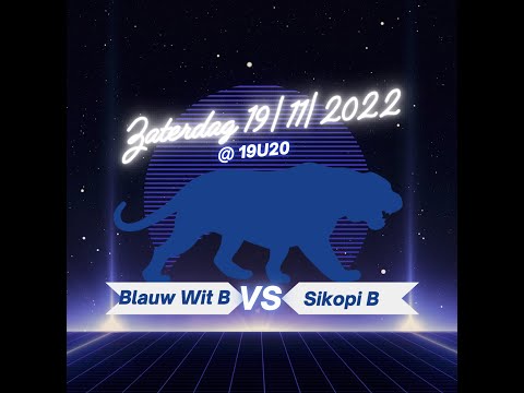 BLAUW WIT B - SIKOPI B