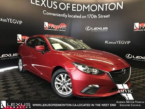 Used Red 2015 Mazda Mazda3 GS Walkaround Review Wetaskiwin Alberta