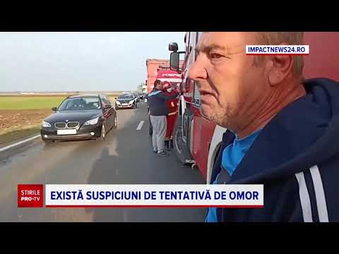 Accident mortal pe E70, după o șicanare între două tiruri și o dubă. O persoană a murit strivită